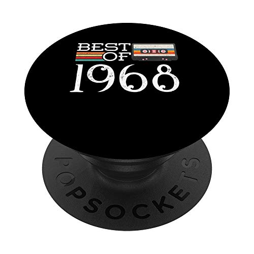 Consigue ahora 53 Cumpleaños Lo mejor 1968 53 Retro Cassette Promoción Regalo PopSockets PopGrip: Agarre intercambiable para Teléfonos y Tabletas Rebajas 2025 | regaloscumple.com