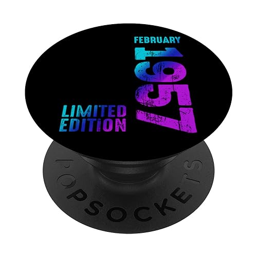 Consigue ahora Impresionante febrero 1957 desde 1957 Vintage 1957 Retro 1957 PopSockets PopGrip Intercambiable Cumpleaños Ofertas 2025 | regaloscumple.com