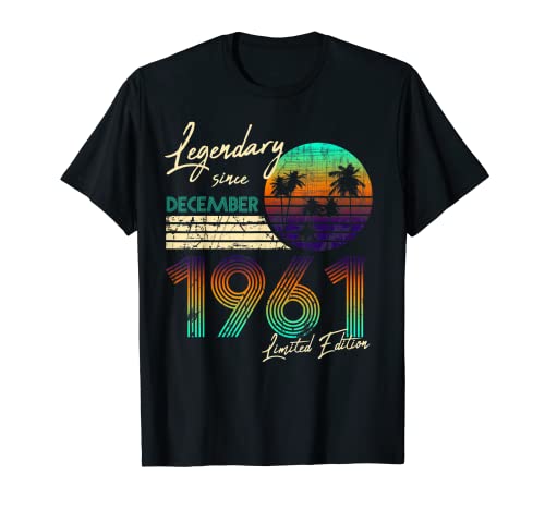 Comprar Nées En diciembre 1961 - Regalo Cumpleaños cumpleaños (60 años) Camiseta Top Precio 2024 | regaloscumple.com
