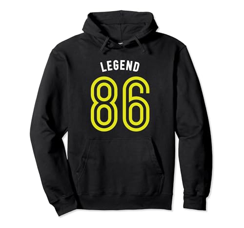 Consigue ahora LEGEND 86 - 1986 - Abanico deportivo cumpleaños Sudadera BlackFriday con Capucha Ofertas 2025 | regaloscumple.com