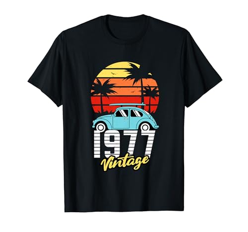 Comprar Nacido en 1977 Vintage Clásico Cumpleaños Año Retro Ideas para regalar Regalos Camiseta Ofertas 2024 | regaloscumple.com