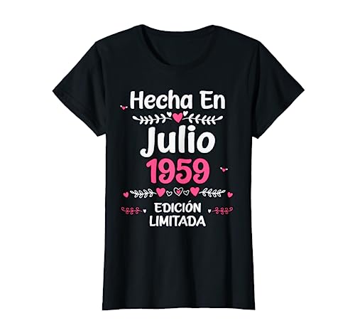 Comprar 64 Años Regalo Navidad Cumpleaños 1959 Mujer 64 Años Julio Camiseta Ofertas 2023 | regaloscumple.com