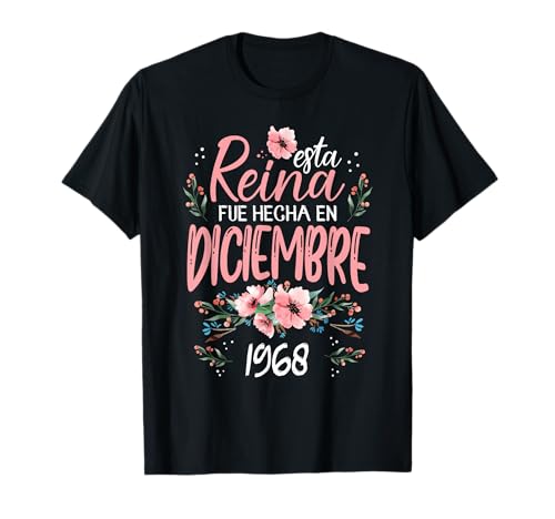 Comprar Promoción Hecha En Diciembre 1968 Mujer Regalo 56 Años Cumpleaños Camiseta Top Precio 2024 | regaloscumple.com