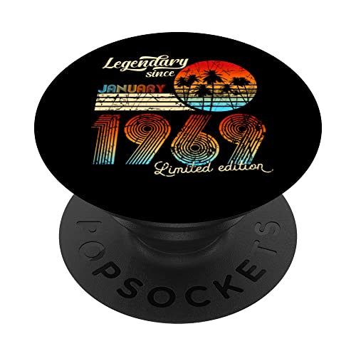 Comprar Cumpleaños Legendario Catálogo Desde Enero De 1968 Regalo. PopSockets PopGrip Intercambiable Rebajas 2025 | regaloscumple.com