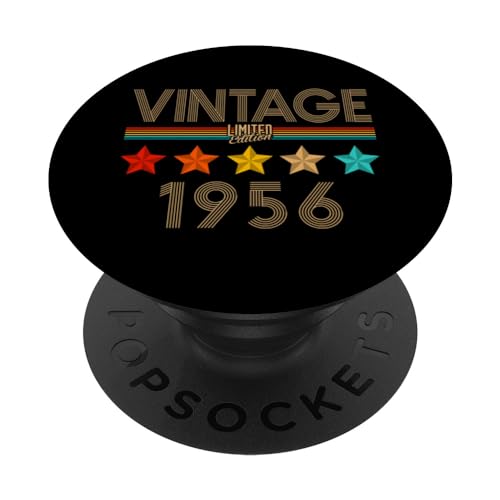 Consigue ahora Decoraciones vintage 69 cumpleaños vintage 1956 69 años PopSockets BlackFriday PopGrip Adhesivo Top Precio 2025 | regaloscumple.com