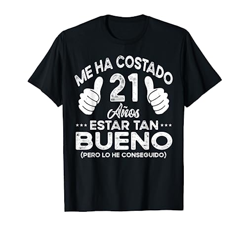 Oferta 21 Regalo Divertido Vintage Camiseta
