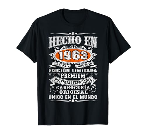 Comprar Regalos Hecho En 1963 Edición Limitada Cumpleaños 61 Años Camiseta Rebajas 2024 | regaloscumple.com
