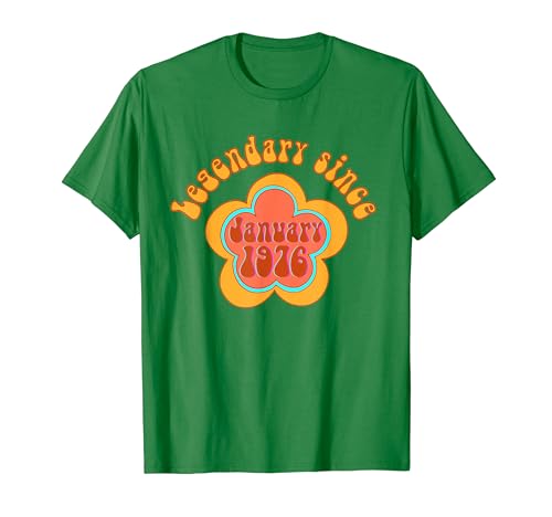 Comprar Nacido en enero Cumpleaños 1976 Cumpleaños Legendario desde 1976 Camiseta Ofertas 2025 | regaloscumple.com