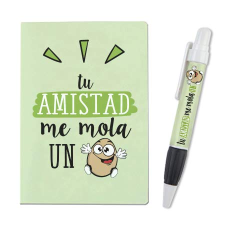 Comprar Libreta Navidad A-6 + Boli "Tu amistad me mola un huevo" mundohuevo Ofertas 2025 | regaloscumple.com