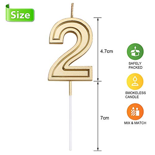 Mejores precios Velas Cumpleaños Divertidas, Velas Pastel Cumpleaños, Velas Doradas Cumpleaños, Aniversario, Fiesta