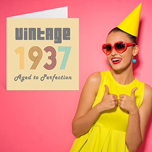 Ofertas de última hora Cumpleaños hombres vintage envejecidos perfección, tarjetas divertidas 145 x mm, abuelas, niñeras, mamás,