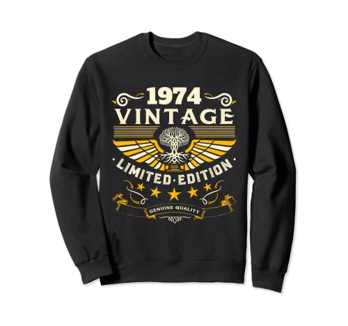 Consigue ahora Camisetas vintage 1974 para BlackFriday mujer retro divertidas cumpleaños 1974 Sudadera Top Precio 2024 | regaloscumple.com