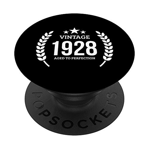 Comprar BlackFriday Vintage 1928 Regalo cumpleaños 94 años edad 94 cumpleaños PopSockets PopGrip Intercambiable Ofertas 2024 | regaloscumple.com