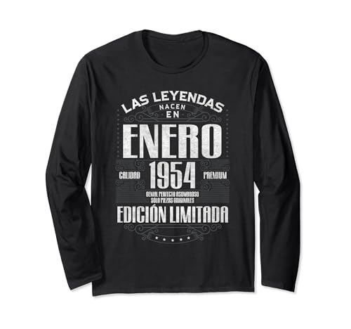 Oferta Las Nacen Enero 70 Cumpleaños Larga