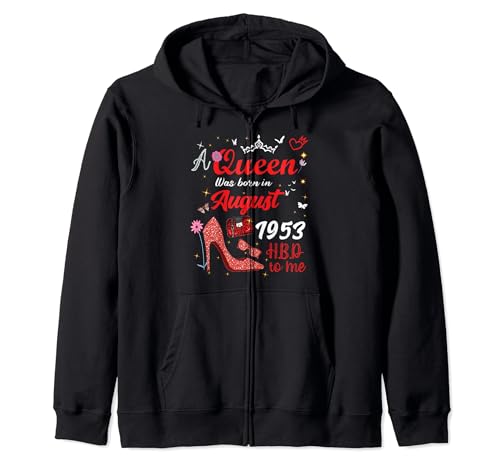 Comprar Agosto 1953 Cumpleaños Esta Reina Nació En Agosto Catálogo 1953 Sudadera con Capucha Top Precio 2024 | regaloscumple.com