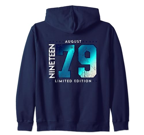 Consigue ahora 1979 agosto Promoción Mes Año nacimiento Cumpleaños Sudadera con Capucha Ofertas 2024 | regaloscumple.com