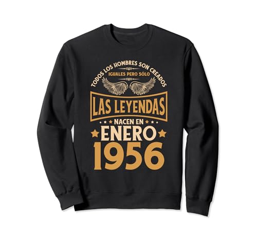 Consigue ahora Cumpleaños Hombre Regalos Las Leyendas Navidad Enero 1956 Sudadera Top Precio 2024 | regaloscumple.com