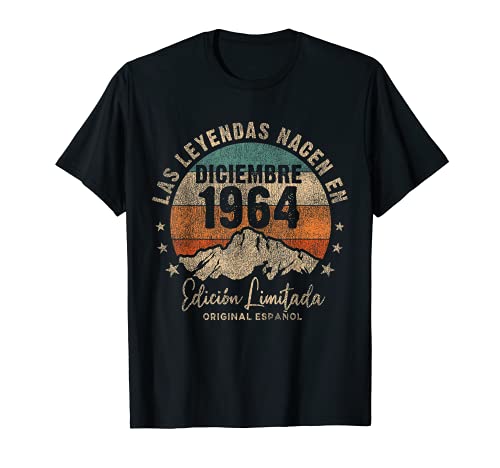 Comprar Las Leyendas nacen en Diciembre Cumpleaños 1964 57 Años Cumpleaños Camiseta Ofertas 2024 | regaloscumple.com