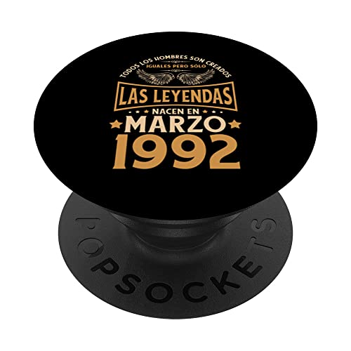 Comprar Cumpleaños Hombre Regalos Las Leyendas Marzo 1992 Promoción PopSockets PopGrip Intercambiable Top Precio 2025 | regaloscumple.com