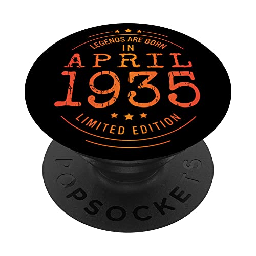 Consigue ahora Cumpleaños Abril 1935 Edición Limitada Regalo April Legend PopSockets PopGrip Intercambiable BlackFriday Top Precio 2024 | regaloscumple.com