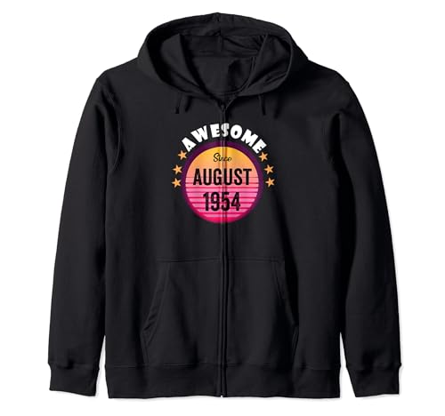 Consigue Ideas para regalar ahora Impresionante desde agosto 1954 Cumpleaños 1954 Agosto Vintage Sudadera con Capucha Ofertas 2024 | regaloscumple.com