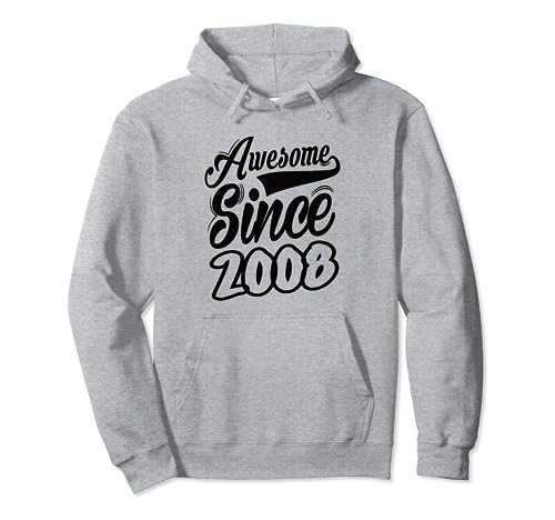 Comprar Impresionante Desde 2008 Cumpleaños 2008 Vintage 2008 Sudadera con Navidad Capucha Ofertas 2025 | regaloscumple.com