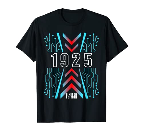 Comprar Cumpleaños 1925 Edición limitada Regalo Promoción Usado Gaming Vintage Camiseta Top Precio 2025 | regaloscumple.com