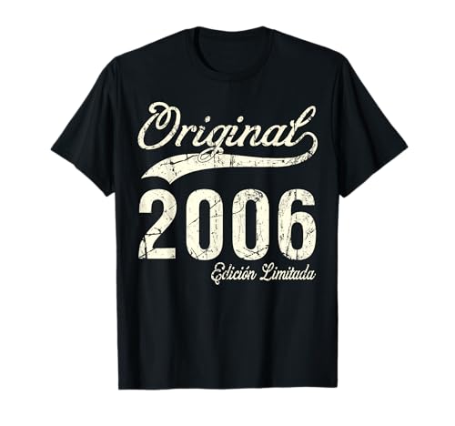 Comprar Original 2006 Edición Limitada Cumpleaños 18 Años Navidad Camiseta Rebajas 2024 | regaloscumple.com