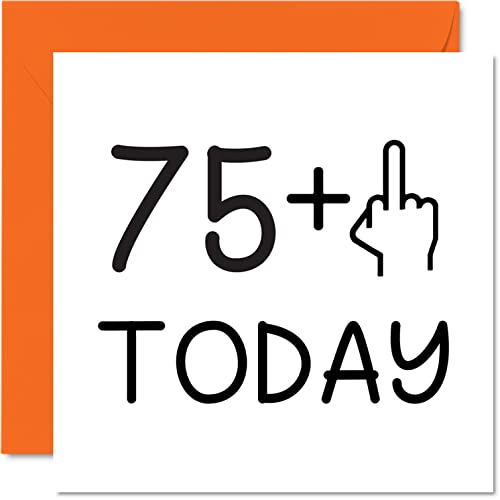 Consigue ahora Tarjeta 76 cumpleaños divertida mujer Promoción dedo medio tarjetas cumpleaños groseras hombres tarjetas felicitación cumpleaños 145 mm x 145 mm tarjetas broma mamá papá abuelo niñera tía tío Ofertas 2024 | regaloscumple.com