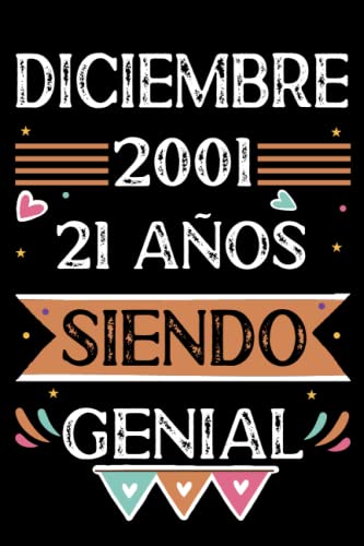 Consigue ahora CUADERNO Diciembre 2001 21 Años Siendo Genial: Libro visitas cuaderno 110 páginas felicitaciones idea regalo regalo Para la esposa novia mujer Cumpleaños La madre Top Precio 2024 | regaloscumple.com