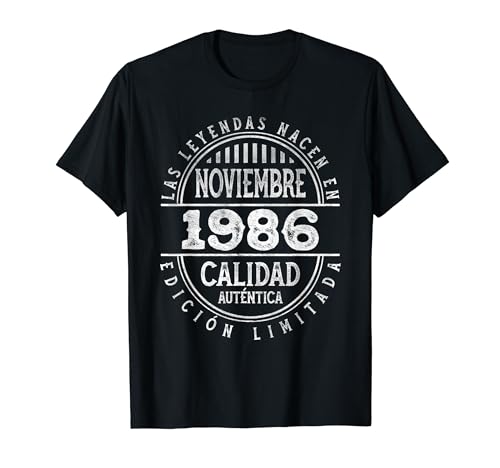 Oferta Las nacen Noviembre - Años Camiseta