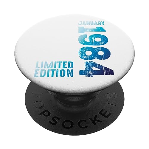 Comprar Enero 1984 Año 1984 Retro 1984 Vintage 1984 Ideas para regalar Edición PopSockets PopGrip Intercambiable Ofertas 2025 | regaloscumple.com