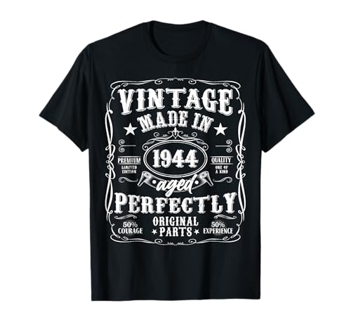 Comprar Navidad 81 cumpleaños hombre mujer 81 años 1944 decoración divertido regalo Camiseta Top Precio 2025 | regaloscumple.com