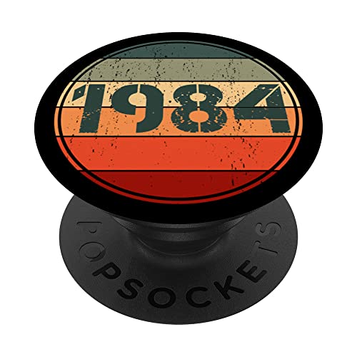 Consigue ahora Vintage 1984 cumpleaños Pop Promoción Socket divertido 1984 cumpleaños 1984 PopSockets PopGrip Intercambiable Rebajas 2025 | regaloscumple.com