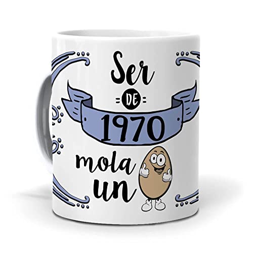 Consigue ahora Mundohuevo Taza Ser 1970 Catálogo mola un huevo Ofertas 2024 | regaloscumple.com