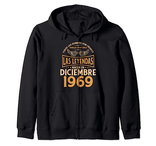 Consigue ahora Cumpleaños Hombre Promoción Regalos Las Leyendas Diciembre 1969 Sudadera con Capucha Ofertas 2024 | regaloscumple.com