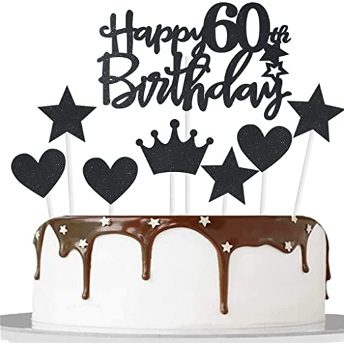 Ofertas en regaloscumple.com Globo Años hombre Negro globos cumpleaños años decoración cumpleaños 60 cumpleaños topper 60 hombre