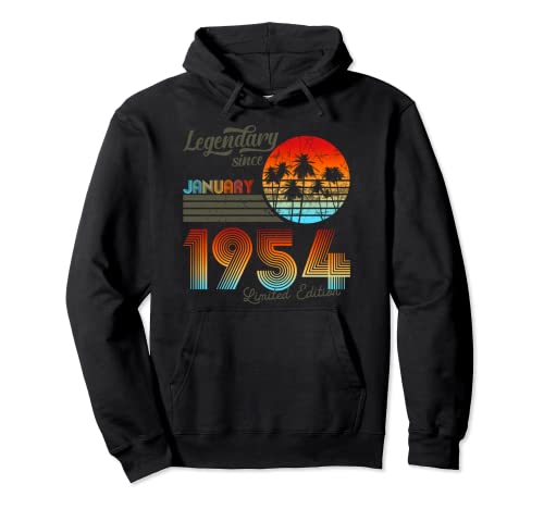 Comprar Legendario cumpleaños desde enero BlackFriday 1954. Sudadera con Capucha Top Precio 2024 | regaloscumple.com