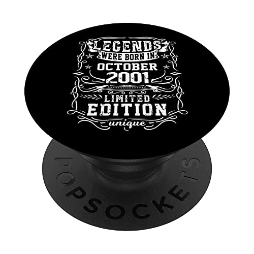 Comprar Cumpleaños Octubre 2001 Edición Limitada Regalo Used Vintage Ideas para regalar PopSockets PopGrip Intercambiable Rebajas 2024 | regaloscumple.com
