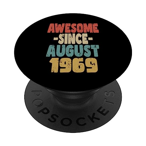 Comprar 1969 cumpleaños vintage retro impresionante Catálogo desde agosto 1969 PopSockets PopGrip Intercambiable Top Precio 2023 | regaloscumple.com
