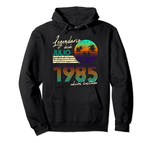 Consigue ahora Navidad Cumpleaños Hombre Regalos Legendario Desde Julio 1985 Sudadera con Capucha Ofertas 2023 | regaloscumple.com