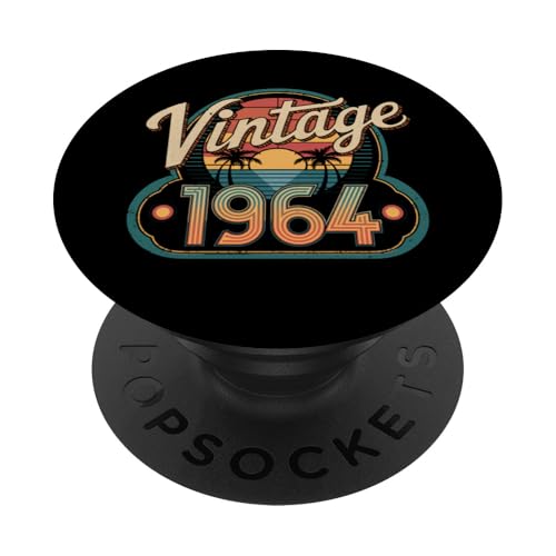 Consigue ahora 60 cumpleaños hombre Catálogo mujer 60 años 1964 decoración divertido regalo PopSockets PopGrip Adhesivo Rebajas 2024 | regaloscumple.com