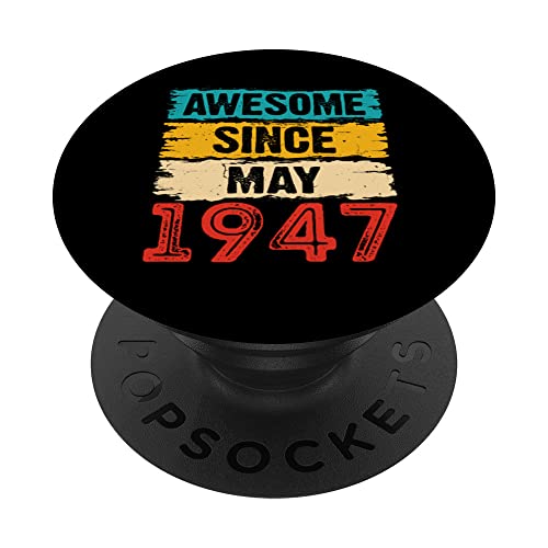 Comprar Regalos Regalos 76 años impresionantes desde mayo 1947 PopSockets PopGrip Intercambiable Ofertas 2024 | regaloscumple.com