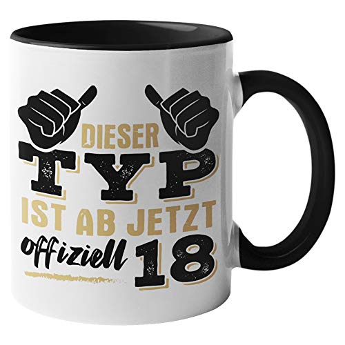 Consigue ahora Taza 18 cumpleaños para niño regalo para todo el año 18 años antigüedad BlackFriday idea regalo taza café divertida regalo cumpleaños Ofertas 2024 | regaloscumple.com