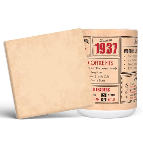 Consigue ahora Mug Monster - Regalo cumpleaños 86 – Taza regreso en 1937 en este año regalo para hombres y mujeres regalos Cumpleaños cumpleaños para mujeres regalos cumpleaños para hombres 86 aniversario taza Top Precio 2024 | regaloscumple.com