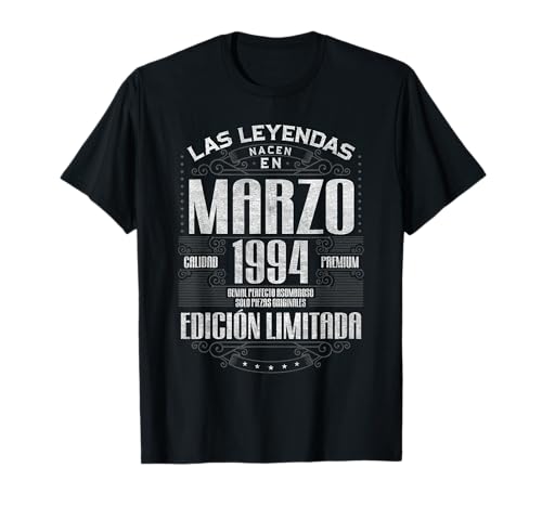Consigue ahora Las Leyendas Navidad Nacen En Marzo 1994 31 Años Cumpleaños Camiseta Top Precio 2025 | regaloscumple.com