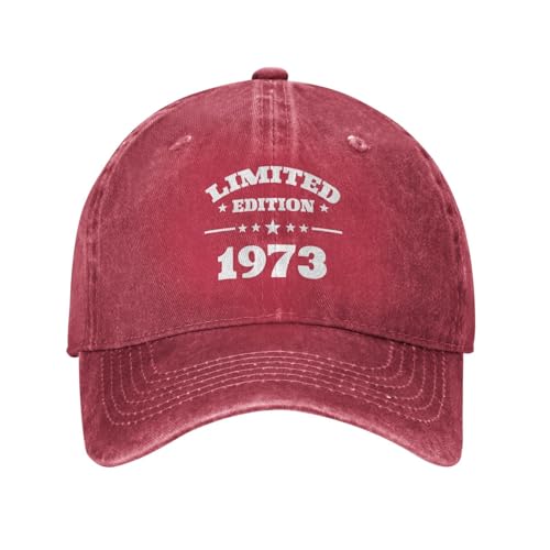 Consigue ahora Gorra De Béisbol 1973 Limited Birthday 52Th Awesome Since Gorra Trucker Proteccion Solar BlackFriday Golf Hat Transpirable Snapback Sombrero para Pescar Viajes Camping Top Precio 2025 | regaloscumple.com