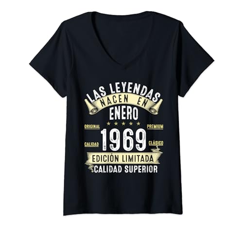 Oferta 55 Cumpleaños Leyendas en De Camiseta V