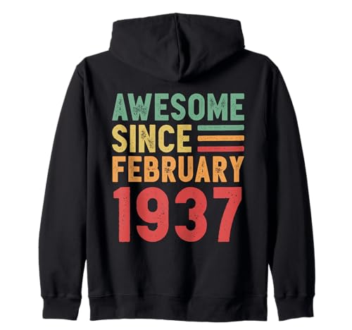 Consigue ahora Impresionante regalo 90 cumpleaños desde febrero Regalos 1937 Sudadera con Capucha Top Precio 2025 | regaloscumple.com