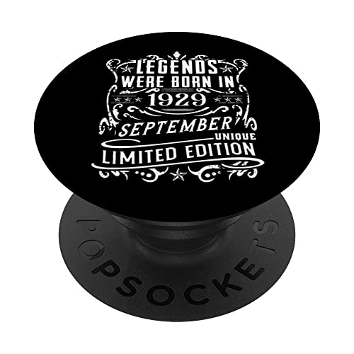Consigue ahora Cumpleaños Septiembre 1929 Edición Limitada Regalo Regalos Vintage PopSockets PopGrip Adhesivo Ofertas 2025 | regaloscumple.com